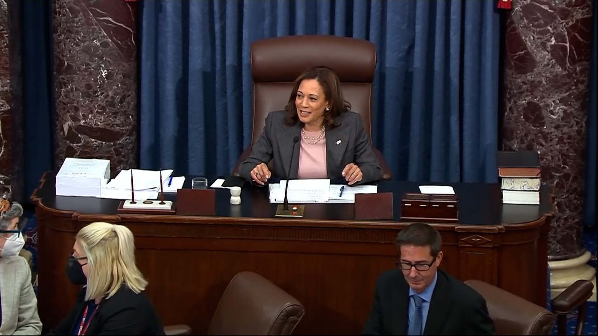 US Senate passes bill that would be country’s single-largest investment in fighting climate change